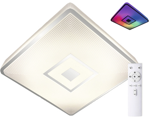 Plafonieră cu LED integrat Rainbow K RC 24W 2500 lumeni, lumină RGB, cu telecomandă Plafonieră cu LED integrat Rainbow K RC 24W 2500 lumeni, lumină RGB, cu telecomandă