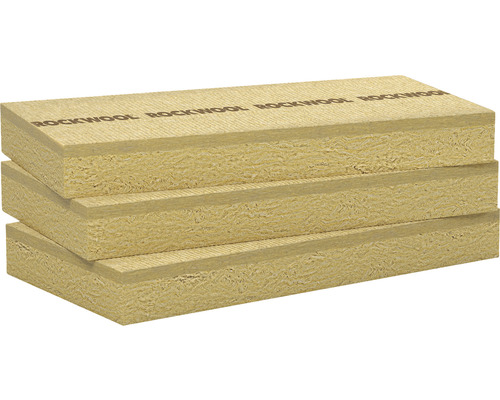 Stivă de plăci izolatoare din vată minerală bazaltică