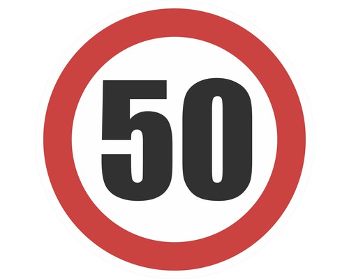 Indicator semnalizare limitare viteză la 50 km/h