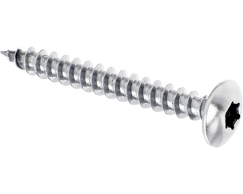 Șuruburi pentru lemn cu cap bombat Torx Alberts Maxi-Fix 6x50 mm oțel inoxidabil, 4 bucăți Șuruburi pentru lemn cu cap bombat Torx Alberts Maxi-Fix 6x50 mm oțel inoxidabil, 4 bucăți