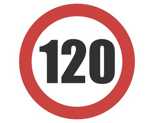 Indicator semnalizare limitare viteză la 120 km/h