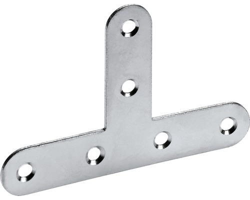 Conector plat tip „T” Hettich 15x55x80 mm, oțel zincat, pachet 20 bucăți