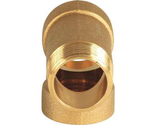 Racord T din alamă cu filet pentru instalații sanitare