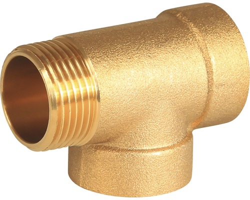 Racord T din alamă cu filet