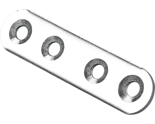 Conector plat tip plăcuță Hettich 15x60 mm, oțel zincat, pachet 50 bucăți