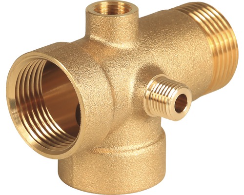 Fiting din alamă cu racorduri filetate