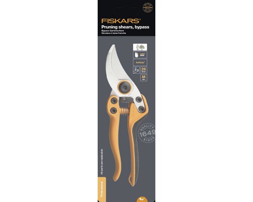 Foarfecă de grădină bypass Fiskars cu Softgrip