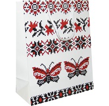 Sac de cadou cu model decorativ pixelat