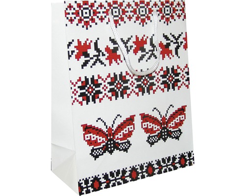 Sac de cadou cu model decorativ pixelat