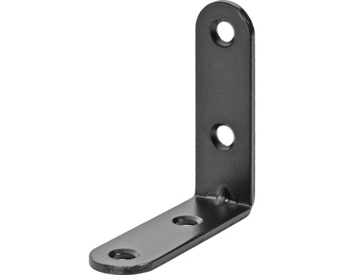 Colțar de legătură Hettich 50x50x15 mm, oțel negru, pachet 25 bucăți