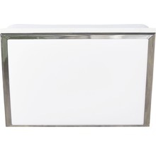 Plafonieră pătrată cu ramă metalică