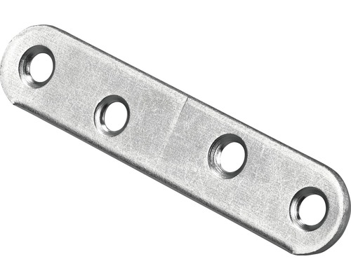 Conector plat tip plăcuță Hettich 15x80 mm, oțel zincat, pachet 50 bucăți