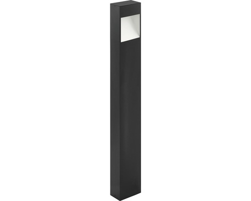 Stâlp iluminat cu LED integrat Manfria 10W 830 lumeni, 87 cm, pentru exterior IP44, antracit