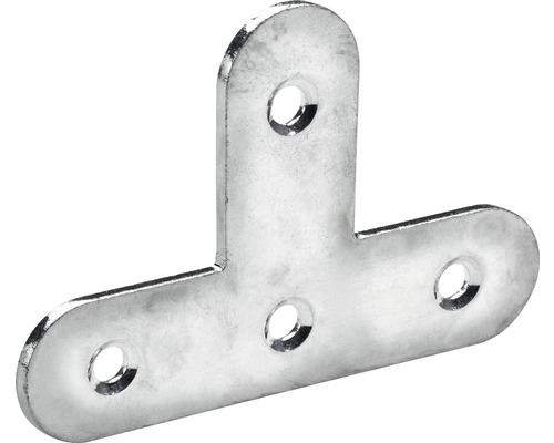 Conector plat tip „T” Hettich 15x40x60 mm, oțel zincat, pachet 20 bucăți