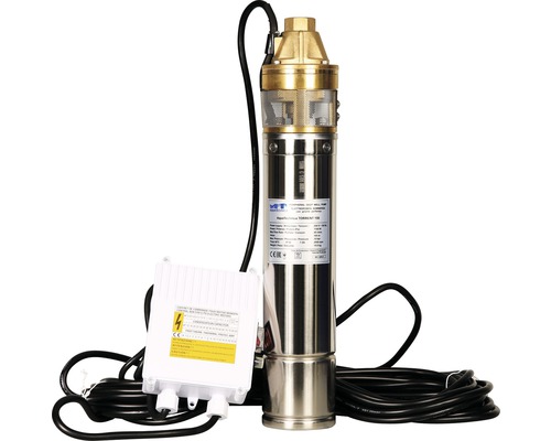 Pompă submersibilă apă curată 1100 W, 2700 l/h, H 90 m Pompă submersibilă apă curată 1100 W, 2700 l/h, H 90 m