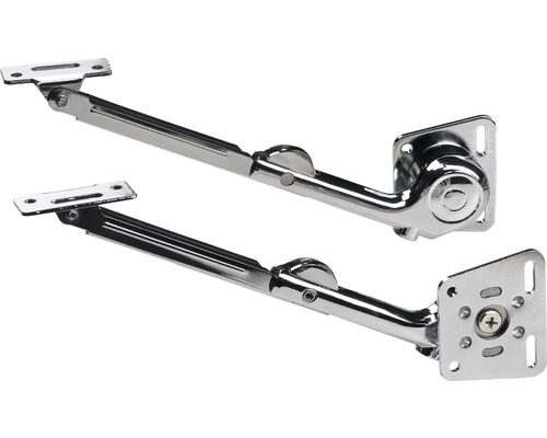 Limitatoare articulate cu blocare Hettich 180mm max. 12kg, 1 pereche, pentru uși mobilă cu deschidere în sus & jos