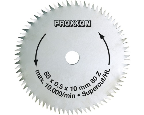 Disc debitare Ø85x0,5x10 mm Supercut, pentru Proxxon Micromot FET