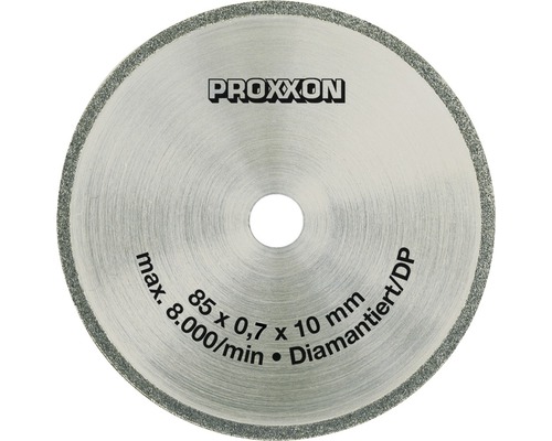 Disc debitare Ø85x0,7x10 mm diamantat, pentru Proxxon Micromot FET