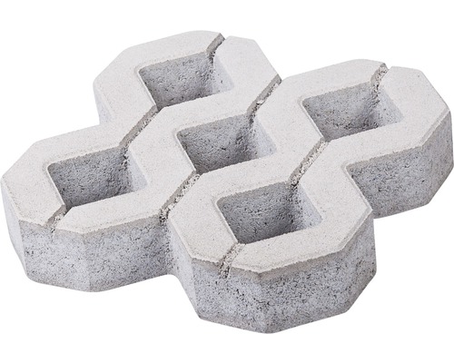 Dală beton Elis grilaj gri 40x40x8 cm