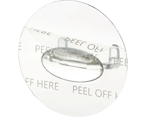 Cârlig adeziv transparent pentru montare pe perete