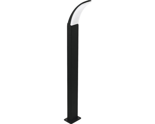 Stâlp pitic cu LED integrat Fiumicino 11,5W 1200 lumeni, 90 cm, pentru exterior IP44, negru