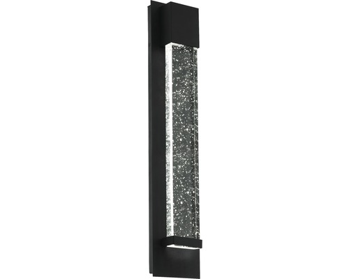 Aplică cu LED integrat Villagrazia 2x3,3W 680 lumeni, pentru exterior IP44, negru, 40 cm