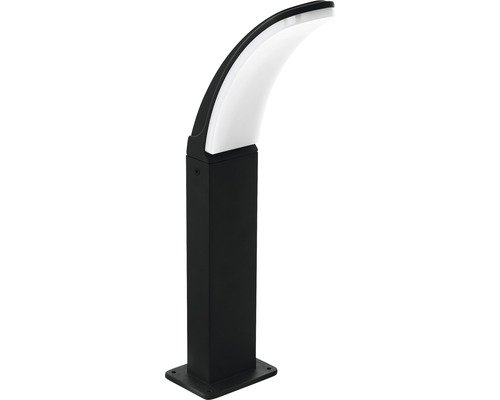 Stâlp pitic cu LED integrat Fiumicino 11,5W 1200 lumeni, 45 cm, pentru exterior IP44, negru