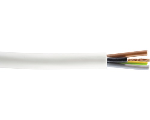 Cablu MYYM (H05VV-F) 4x1,5 mm² alb, inel 100m Cablu electric cu diverse fire