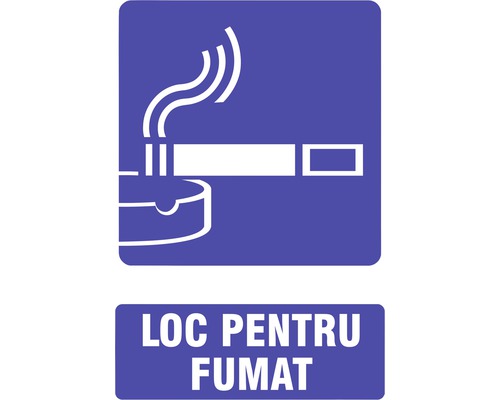 Indicator semnalizare „Loc pentru fumat”