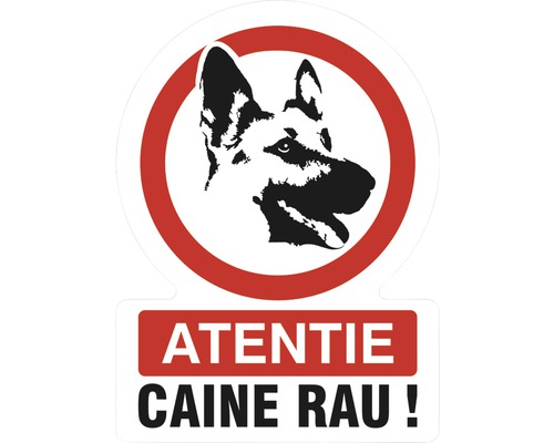 Avertisment Atentie caine rau