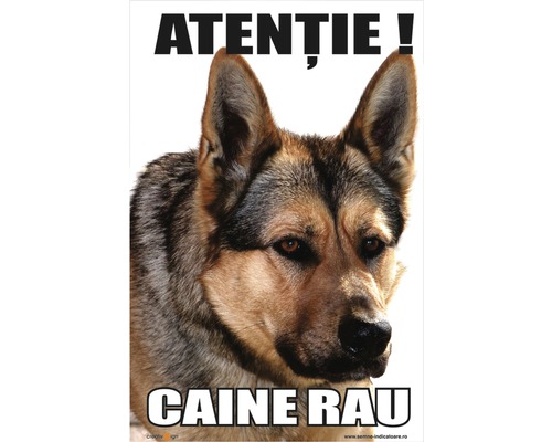 Atenție câine rău indicator