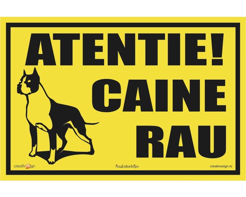 Avertisment câine rău