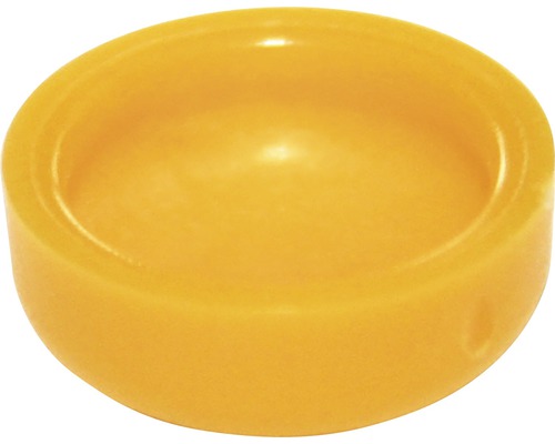 Dop de mobilier galben din plastic