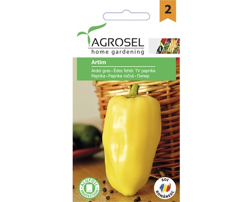Semințe legume Agrosel ardei gras Artim PG2-0