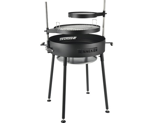 Tenneker grătar cu cărbuni Eclipse, Ø 48 cm, oțel, negru Tenneker grătar cu cărbuni Eclipse, Ø 48 cm, oțel, negru