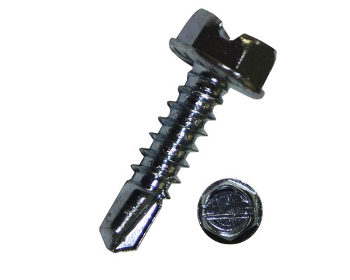 Holșuruburi autoforante cu cap hexagonal și flanșă Dresselhaus 4,2x16 mm DIN7504 oțel zincat, 100 bucăți