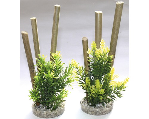 Plantă acvatică din plastic Bamboo forest plants 20 cm, sortată
