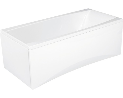 Cadă de baie dreptunghiulară din acril sanitar