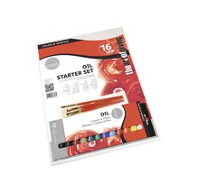 Set de început cu vopsele de ulei Daler Rowney, 16 piese