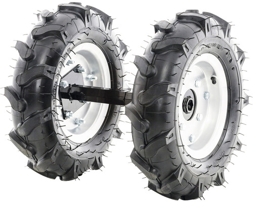 Set anvelope cu profil agricol pentru motocultoare