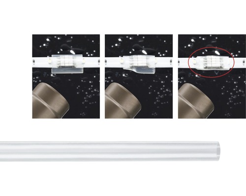 Imagine cu montarea unei benzi LED