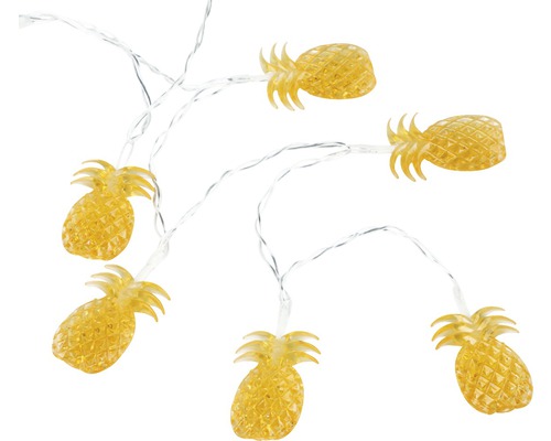 Ghirlandă luminoasă decorativă cu lămpi în formă de ananas