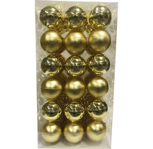 Pachet cu globuri aurii de Crăciun