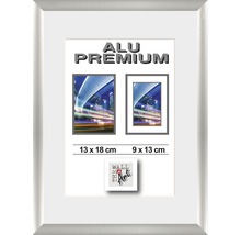 Ramă foto aluminiu Duo argintiu 13x18 cm-thumb-0