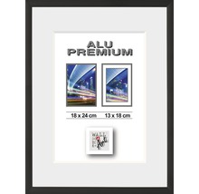 Ramă foto din aluminiu pentru fotografii de dimensiunile 18 x 24 cm și 13 x 18 cm
