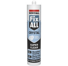 Adeziv SOUDAL Fix All Crystal transparent 290 ml-thumb-0