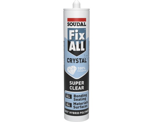 Cartuș de adeziv și etanșant Soudal Fix All Crystal Cartuș de adeziv și etanșant Soudal Fix All Crystal