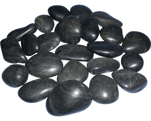 Decorațiuni acvariu River Pepples 750 g, negru Decorațiuni acvariu River Pepples 750 g, negru