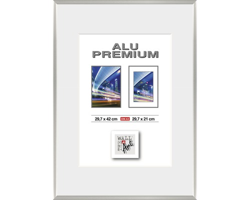 Ramă foto aluminiu Duo argintiu 29,7x42 cm (DIN A3)