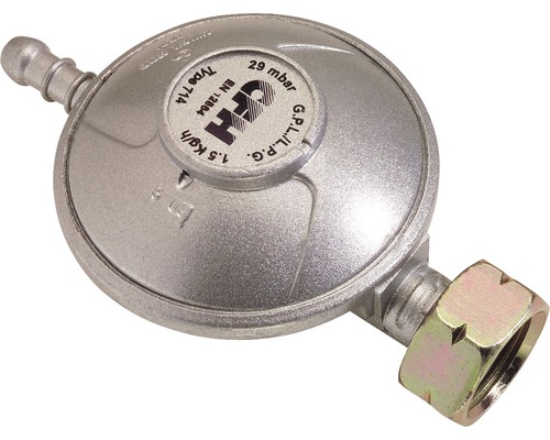 Regulator presiune butelie gaz CFH 29mbar, pentru gaz petrolier lichefiat (GPL / LPG)